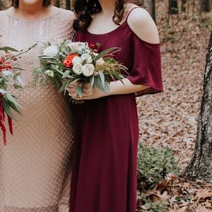 SHOW ME YOUR MUMU bridesmaid: merlot chiffon